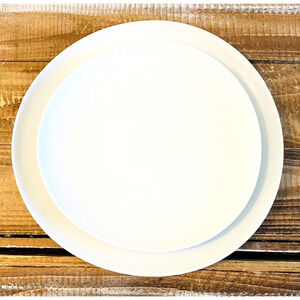 New with Tags Rosenthal Junto White Salad and Dinner Plate Set